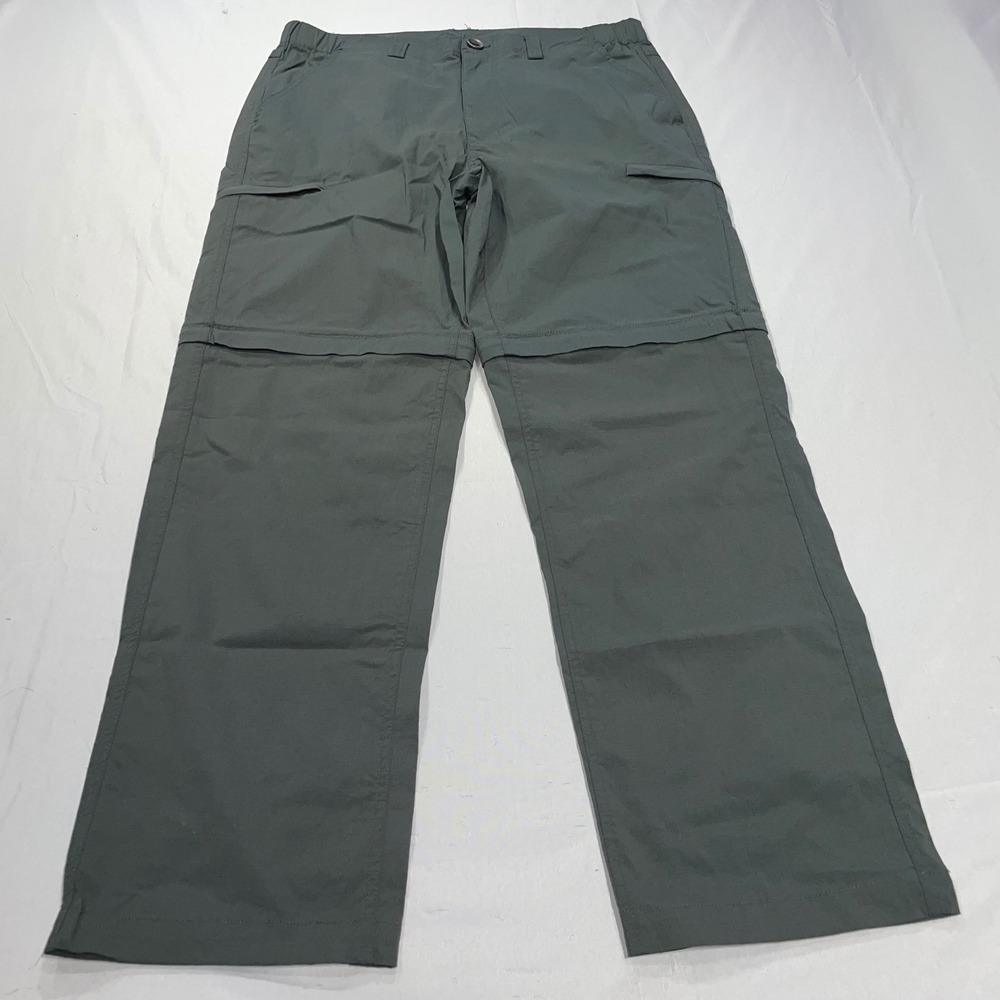 Free Soldier Mens Convertible Hiking Pants Gray 32x30 Zip Off Tactical Outdoor
